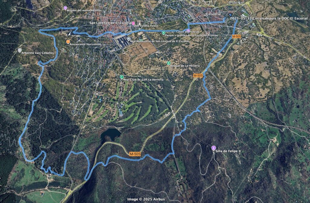 CIRCULAR DE 15km EN EL ESCORIAL